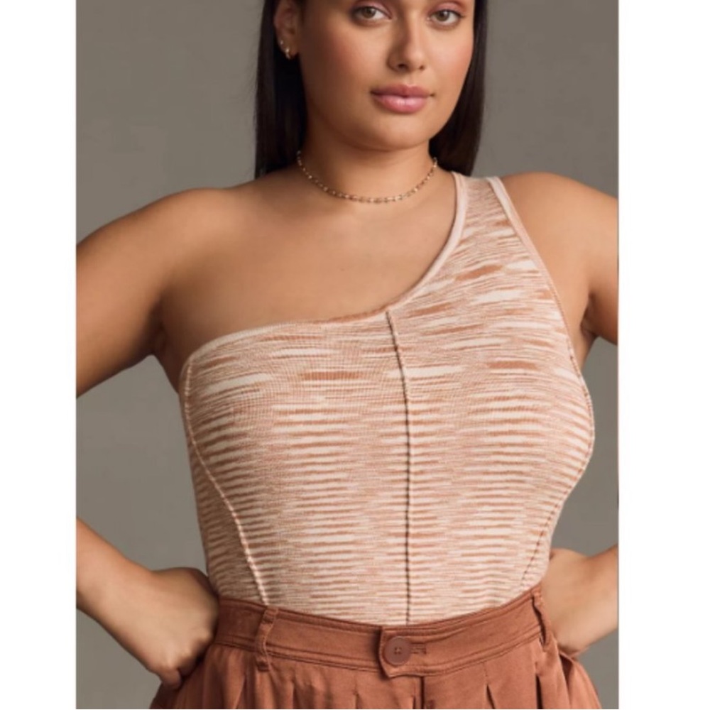 *By Anthropologie One Shoulder Sweater Top